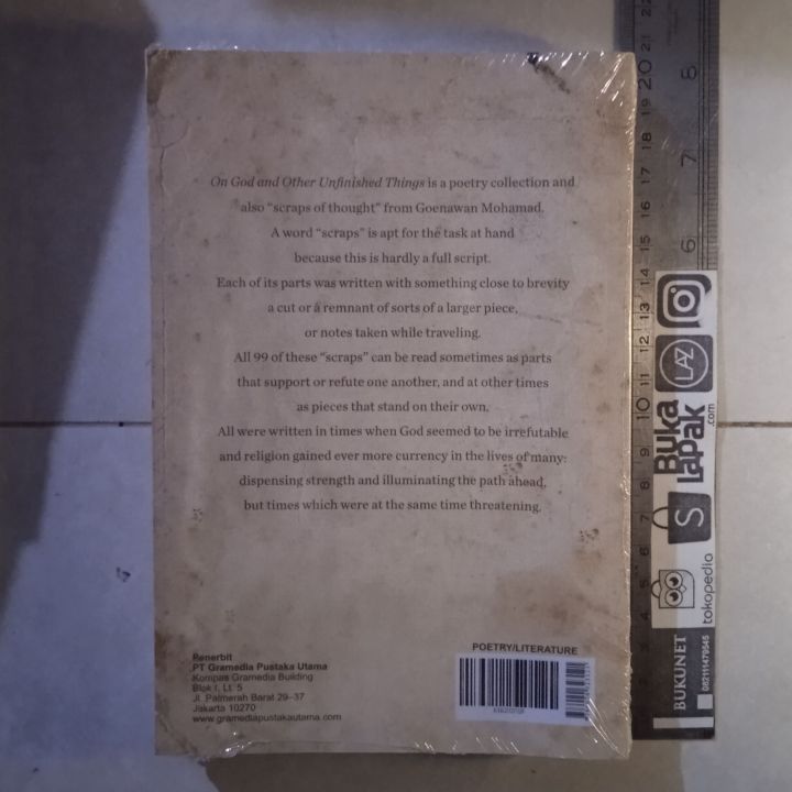 On God and Other Unfinished Things - Goenawan Mohamad