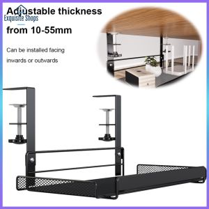 Robust Desk Cable Management Tray Heavy Duty Wire Organizer Adjustable for Home and Office