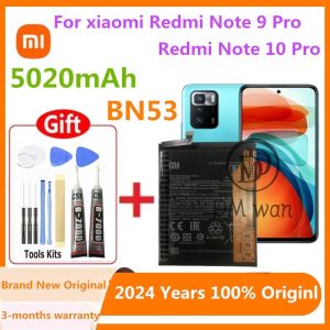 {Fast delivery} Original genuine product xiaomi BN53 For Xiaomi Redmi Note 9 Pro / Redmi Note 10 pro Mobile phone battery replacement 5020mAh+tool 3-month warranty