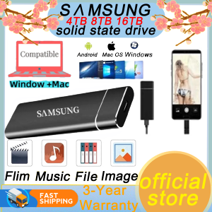 Samsung SSD Mobile Solid State Drive Storage Device 2TB 4TB 8TB 16TB external Hard Drive Computer Portable type-c USB 3.1 for Android laptop