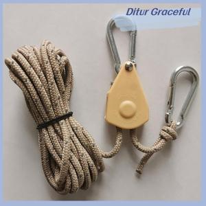 Ditur Outdoor Camping Rope Tent Rope Pulley Regulator Adjustable Lifting Rope