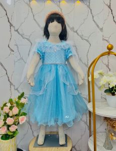 DRESS PESTA BRUKAT JARING ANAK PEREMPUAN USIA 3 - 8 TAHUN / BAJU DRESS ULTAH ANAK TERBARU - GAUN PRINCES PREMIUM ANAK KOREAN STYLE
