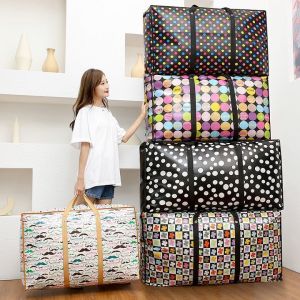 Túi bạt dứa đựng chăn mền quần áo đồ dùng vận chuyển cỡ đại 80*60*35 cm  siêu bền chống nước