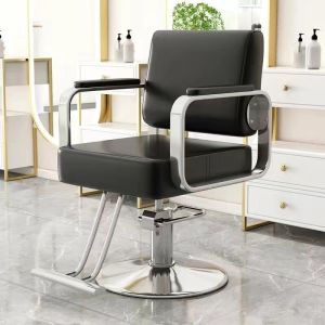 ZETA Hair Salon Special Barber Chair Lifting Rotation Adjustable Height Barber Chair with Armrest