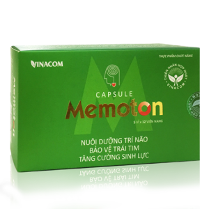 Thuoc bổ não hiệu quả MEMOTON - Giải pháp mới hoàn hảo cho người bị nguy cơ tai biến mạch máu não do tắc mạch - Giảm đau dầu  mất ngủ  mỡ máu hộp 60