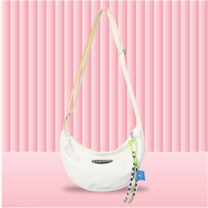 Mr. Classy Aina Small Fresh Underarm Bag for Women Nylon Cloth Saddle Bag for Girls