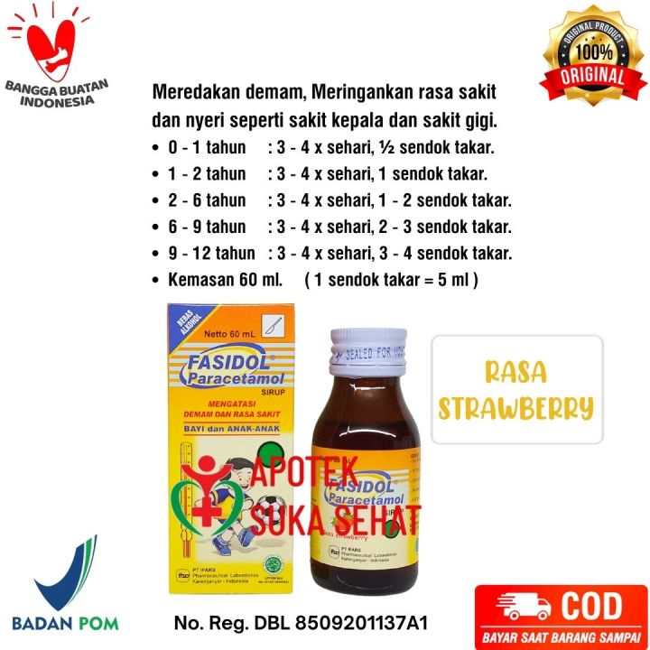FASIDOL SIRUP 60 ML | Lazada Indonesia