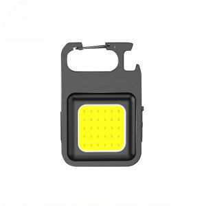 1 PC Rechargeable  Mini Flashlight LED Light Keychain for Indoor Outdoor Sports Camping Lighting