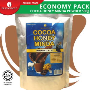 [ECONOMY PACK] BERTAMBEST Cocoa Honey Minda (500gm/Powder Cocoa Drink)