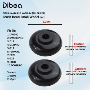 [ Ready Stock ]Original DIBEA WIRELESS VACUUM BRUSH HEAD SMALL WHEEL FRONT WHEEL