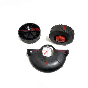 Grass Cutter Auxiliary Wheel Lawn Mower Support Wheels Removable Grass Trimmer Wheel Bracket