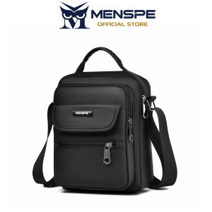 MENSPE Men Bags Fashion Shoulder Bag Cross Body Bag Casual Handbag Multiple Pocket Design Large Capacity Waterproof Lightweight Casual Sport Street Bag for Travel Outdoor