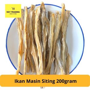 Ikan Lumi Batang Siting  (Unfried) Halal Grade AAA 200gram  / 丝丁咸鱼 (未炸) Grade AAA 200克