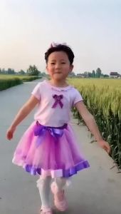 Tutu Váy Cô Gái cánh mùa hè cô gái công chúa mini trẻ em tiskirt bên khiêu vũ cầu vồng vải tuyn đầy màu sắc Váy trẻ em quần áo