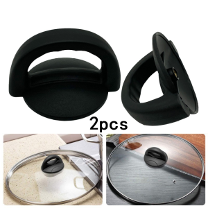 2PCS Plastic Pot Lid Handle Heat Resistant Pot Lid Handle Pot Lid Hand Grip Replacement Accessories