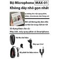 [HCM][Xả Hết Cuối Năm] Micro Thu Âm Đa Năng Bluetooth Cài Áo Chuyên Nghiệp Micro Thu Âm Cao Cấp Micro Trợ Giảng Max-01 Dành Cho Youtuber  Vlog Bán Hàng Live Stream Nhỏ Gọn Âm Thanh Rõ Ràng Bh 12 Th. 