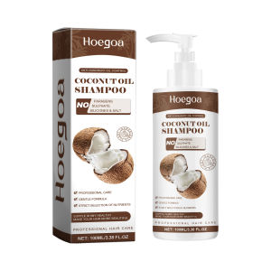 HOEGOA Coconut Oil Anti-Dandruff Shampoo Hair Growth Shampoo Itchy Deep Cleansing Itch Relief Effective Repairs Hair Serum Liquid