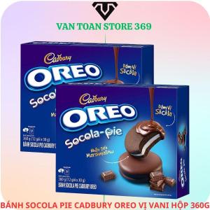 Bánh socola pie cadbury OREO vani hộp 360g