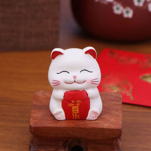 2023新招财猫摆件高级治愈系创意房间家居办公室电脑桌面装饰成品2023 Perhiasan Kucing Bertuah Baharu Advanced Healing Bilik Kreatif Rumah Pejabat Komputer Hiasan Desktop Produk Siap