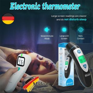 Non-Contact Infrared Thermometer Forehead In-Ear Digital Thermometer for Baby Kids Infant ℃/℉ Mute