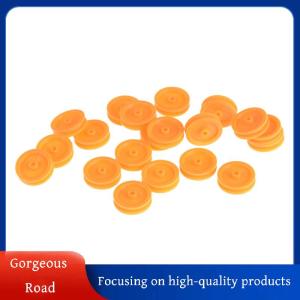 [Gorgeous] Hot Sale 20Pcs 2mm Hole Orange Plastic Belt Pulley for DIY RC Toy Car Airplane