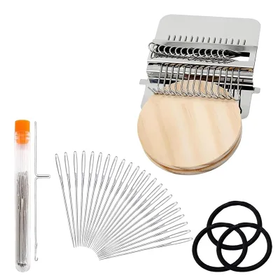 【ELATED】 Knit Patch Kit Portable Knit Patch Kit for Mending Jeans Socks Clothes DIY Weaving Arts