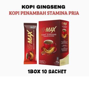 GMAX kopi instan kopi pria tahan lama BPOM membantu mengatasi edi