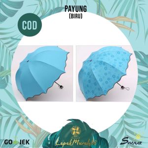 PAYUNG LIPAT / PAYUNG BLUE PAYUNG MAGIC 3D DENGAN MOTIF YANG MUNCUL SAAT BASAH / PAYUNG PORTABLE
