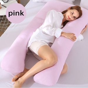 FOUNTAINSHOP63OP8 Household Pregnant U-type Pillow Cover U-Shape Pillows Sleeping Support Pillow Case