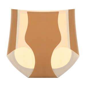 Color-block hip-lifting seamless waist control pants