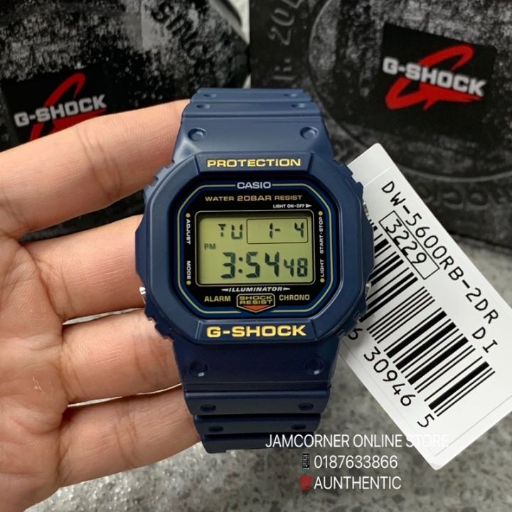 100% ORIGINAL CASIO G-SHOCK DW-5600RB-2 The iconic square case you know ...