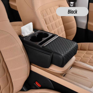 4in1 Car Armrest Box Pad Multifunctional cup holder universal storage pillow for chair Armrest Cover
