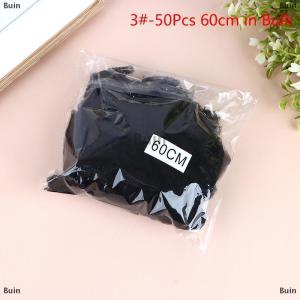 [COD] Buin 50Pcs Hair Net Black Elastic Bundle Hair Invisible Hairnet Mesh Bun Hair Net 30 50 60CM Hair Accessories