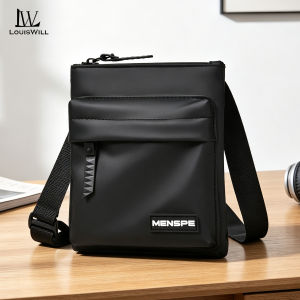 LouisWill Mens Shoulder Bag Mini Crossbody Bag Waterproof Film Bag Sports Bag Casual Bag Street Bag Phone Bag Messenger Bag Versatile Fashion Travel Bag Business Bag