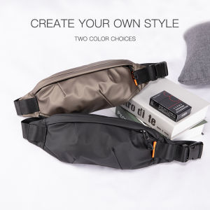 HK Waist Bag Men Crossbody Bag Multifunction Purse Chest Bag Money Phone Belt Bag Waterproof Outdoor Travel Sports Pack Shoulder Bag