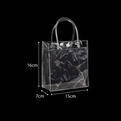 Store Age [25pcs] PVC Plain Transparent Bag | Transparent Bag Goodies Bag Doorgift Bag Kahwin Bag