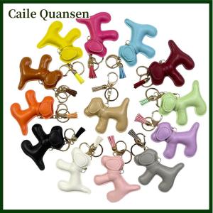 Caile จี้ห้อยกระเป๋ารูปการ์ตูนสำหรับลูกสุนัขพวงกุญแจรถที่มีความคิดสร้างสรรค์ตัวใหญ่และเล็กเคสโทรศัพท์มือถือสายรัดข้อมือจี้