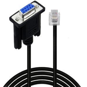 Heavy DutyDB9 To RJ11 Consoles Cable 1.8meter Optimized Compatibility for AP7800AP7900 Reliable Data Transfer