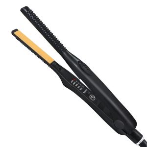 2-in-1Hair Straightener Curling Iron Professional Ceramic Short Flat Iron for Women & Men Beard Straightener2026