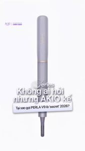 Máy duỗi tóc ép thẳng Perla V9 thương hiệu AKIO BEAUTY tạo kiểu thẳng xoăn có ion âm bảo vệ tóc