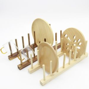 ZYJC Beautiful Multifunction Practical Drying Kitchen Organizer Cups Shelf Book Display Stand Dish Drain Rack Pot Lid Holder