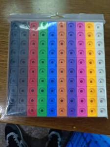 【COD】【Ready stock】100Pieces 2CM Block Cube Toys Building Math Learning Educational Rubiks Cubes Gift for Kids Early Education Baby Gifts Math Learning Resources