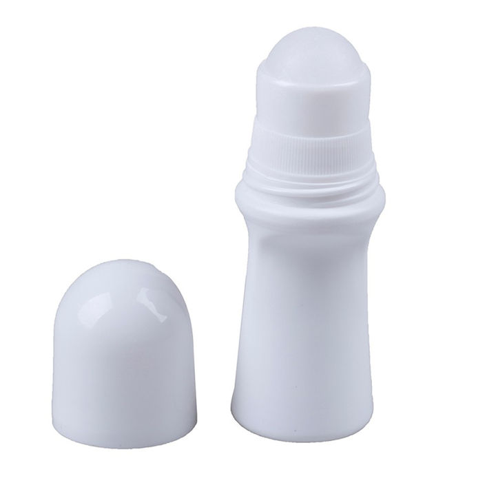 On Bottle Empty Refillable Deodorant Containers With Plastic Roller