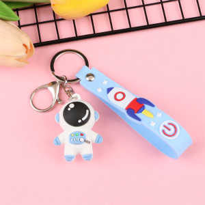 Gantungan Tas Kunci Gantungan Kunci Tas Motor Mobil PVC Karakter Astronot Lucu Keychain Serbaguna Gantungan Kunci Motor Keren