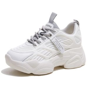 Sepatu Spatu Sneakers Sneaker Sniker Wanita Cewek Cewe Perempuan Soll Tinggi Tebal Fashion Korea Style Remaja Dewasa Putih List Abu Hijau Untuk Kerja Sekolah Kuliah Jalan Shopping Premium Quality Sol Karet Sintetis Lentur Ringan Anti Slip Terbaru Termurah
