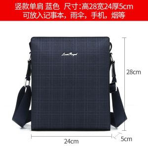 Louis Noble Trendy New Mens Briefcase Business Handbag A4 Conference Mens Bag Computer Bag Shoulder Crossbody 【JYUE】