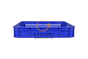 1 X TOYOGO 21L Industrial Storage Basket (4902) Heavy Duty Plastic Stackable Factory Warehouse Crate Crate Cover Food Bakul kilang plastik tahan lasak 可叠工业盒/工业篮