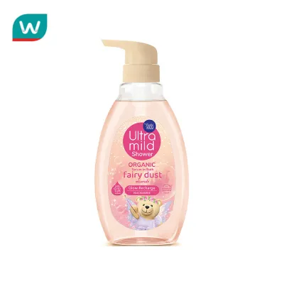 Ultra Mild อัลตร้ามายด์ บาย เบบี้มายด์ ชาวเวอร์ ออร์แกนิก เซรั่ม อิน บาธ แฟรี ดัสต์ 370 มล.