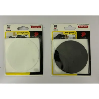 Anti Scratch Flexible Furniture Protector Chair Leg Caps Furniture Pad Gripping Pads Felt Pad | White | Black