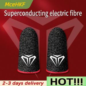 MceHKF New 1Pair Gaming Finger Sleeve Breathable Fingertips For PUBG Mobile Games